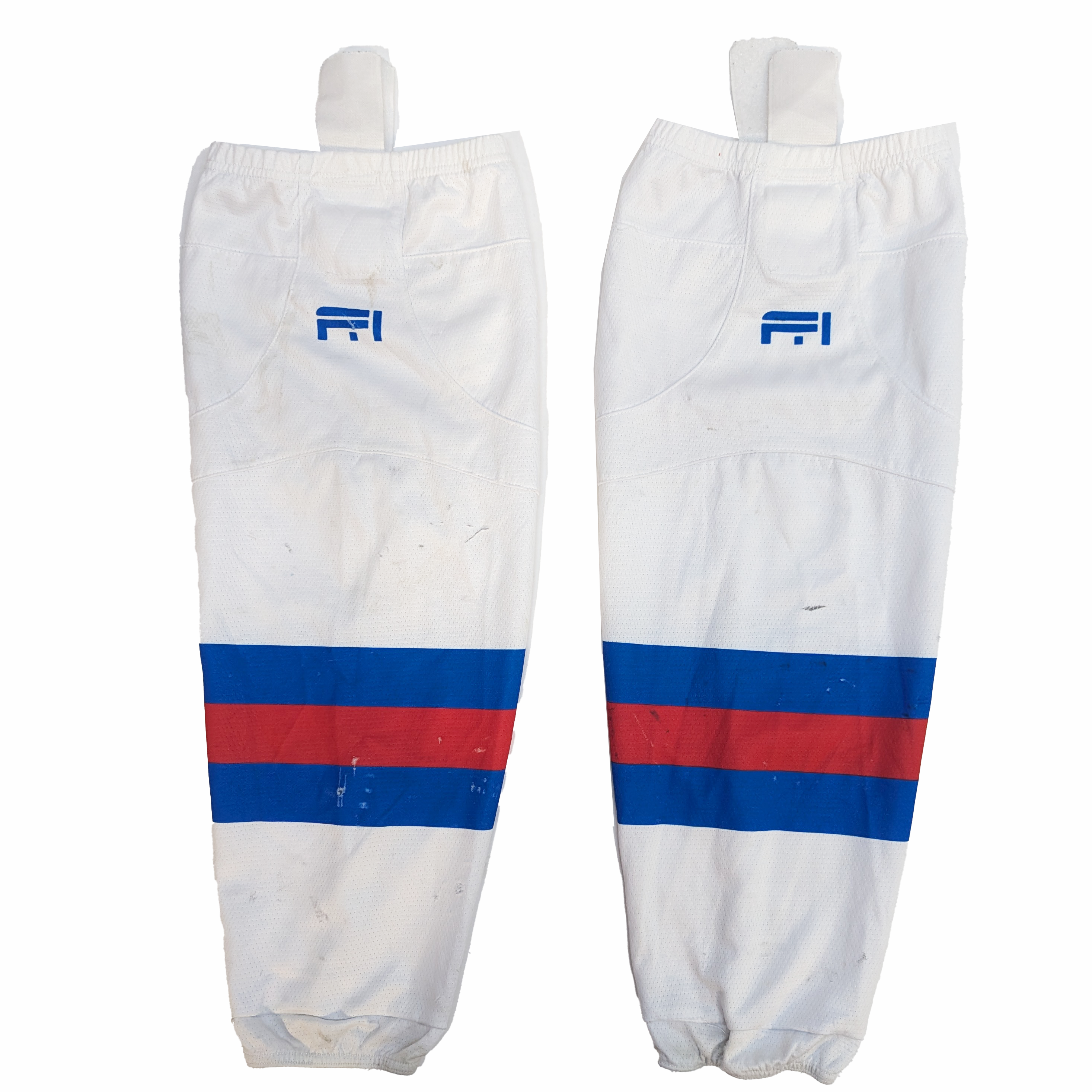 USHL - Chaussettes usagées (blanc/bleu/rouge)